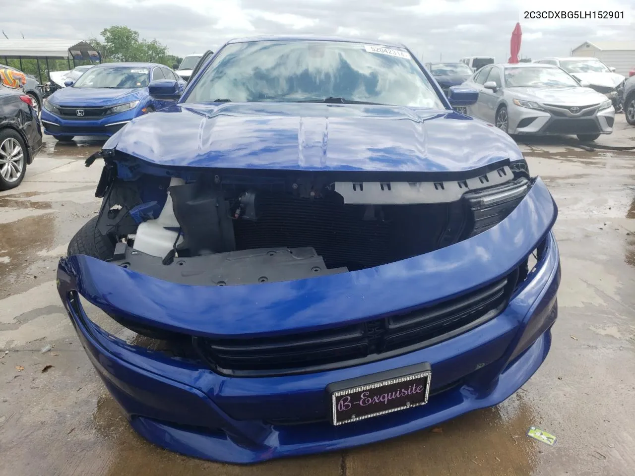 2020 Dodge Charger Sxt VIN: 2C3CDXBG5LH152901 Lot: 52042314