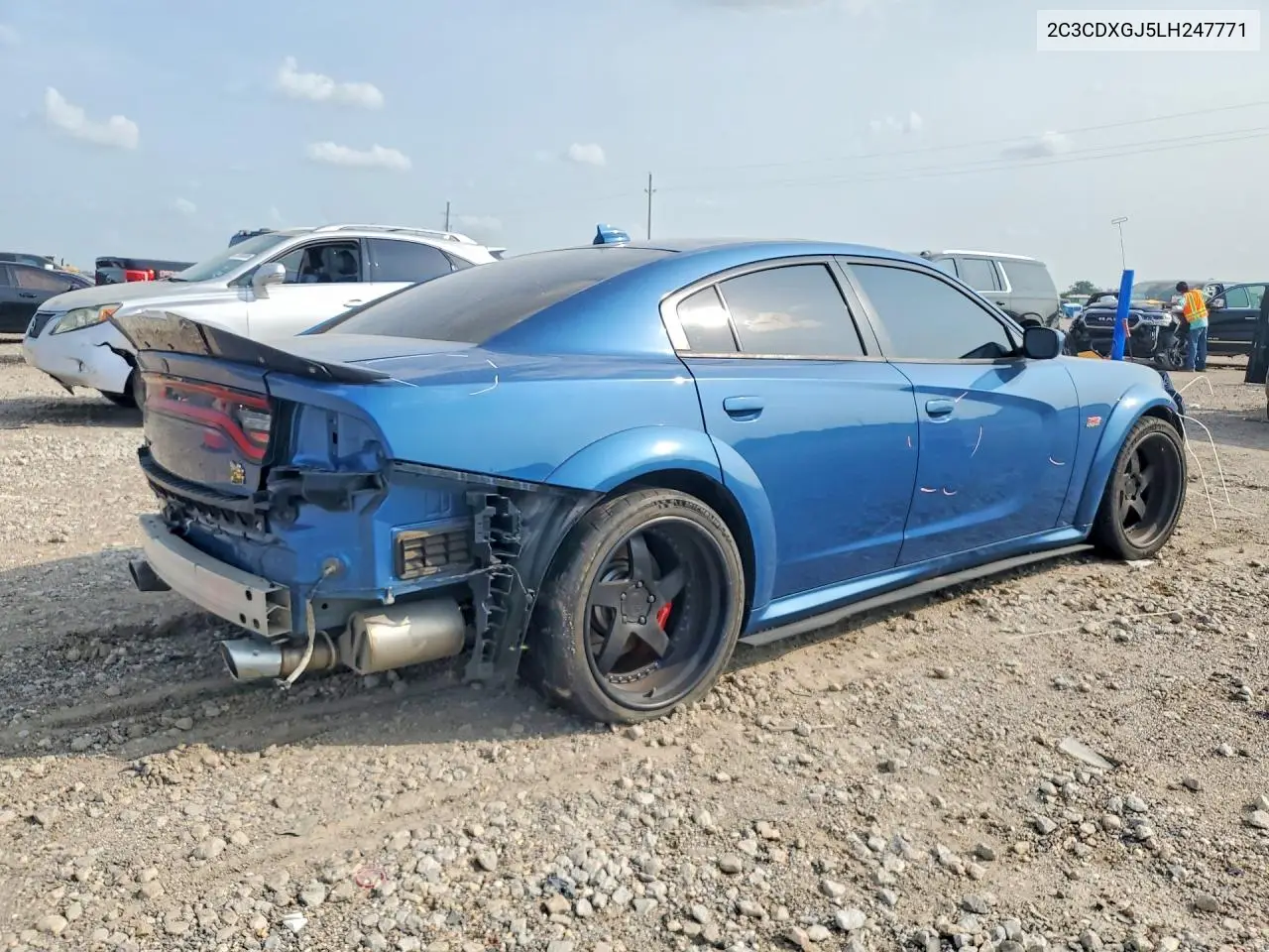 2020 Dodge Charger Scat Pack VIN: 2C3CDXGJ5LH247771 Lot: 53125636