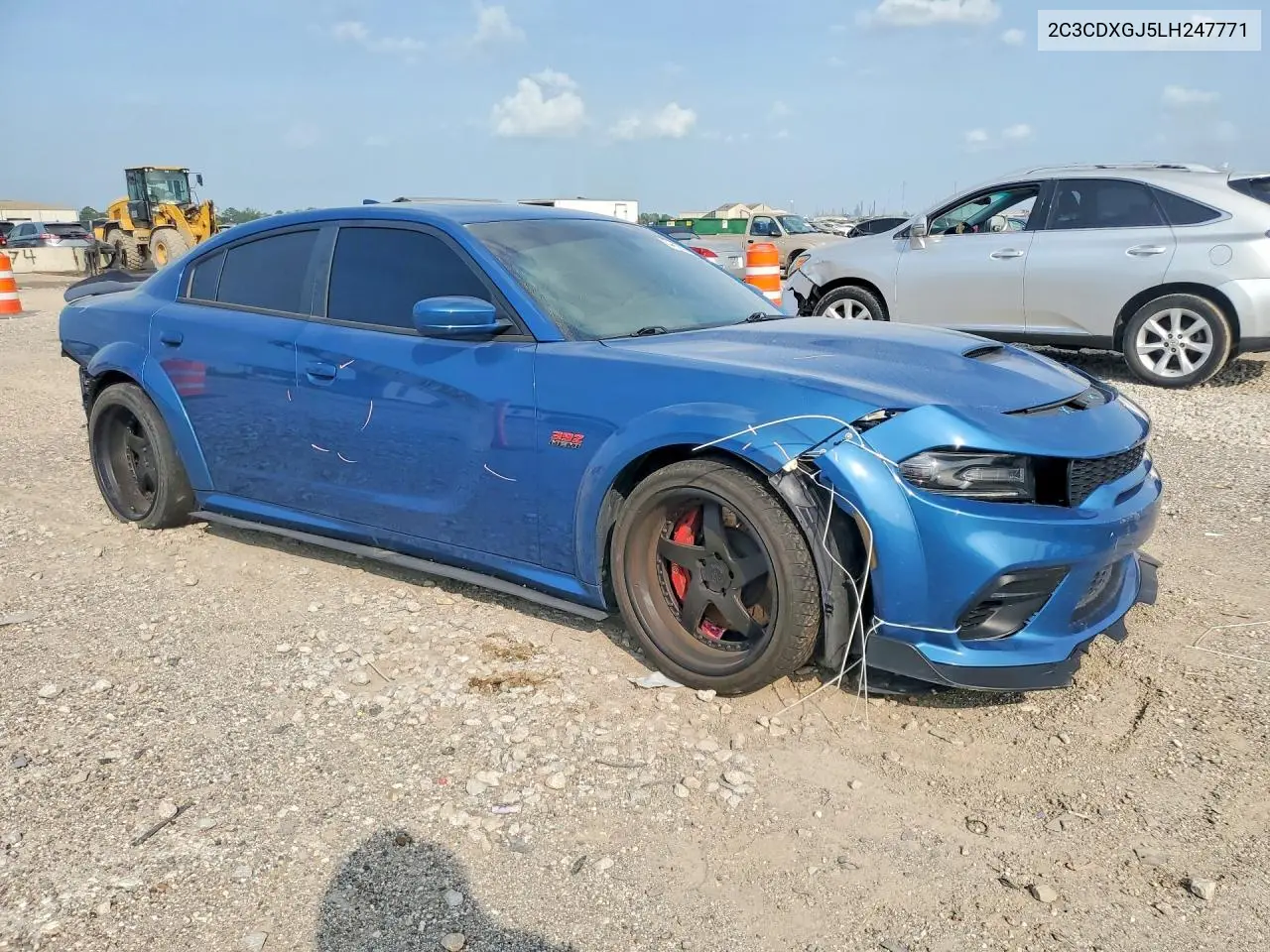 2020 Dodge Charger Scat Pack VIN: 2C3CDXGJ5LH247771 Lot: 53125636