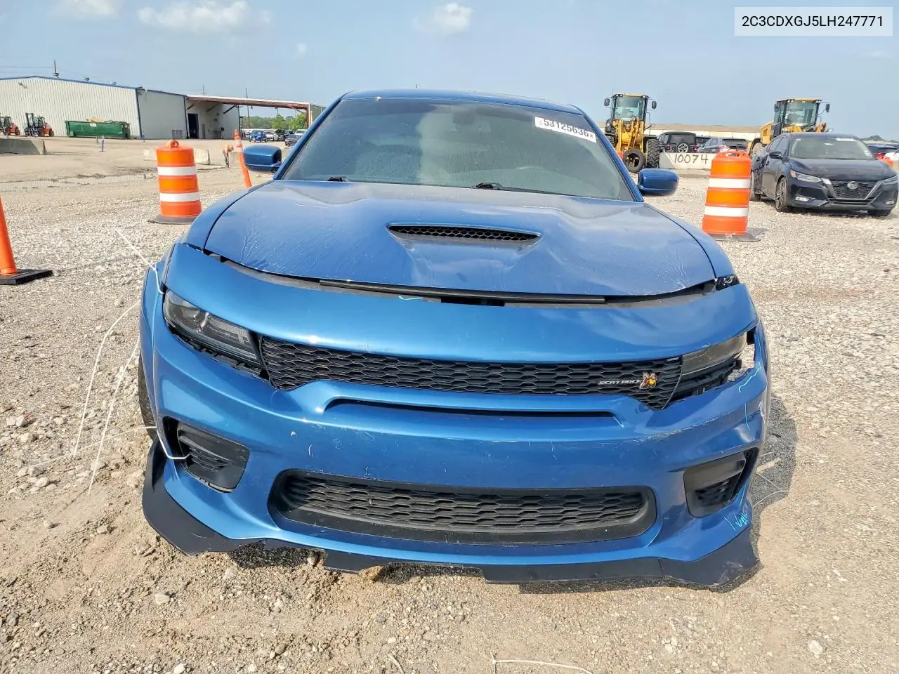 2020 Dodge Charger Scat Pack VIN: 2C3CDXGJ5LH247771 Lot: 53125636