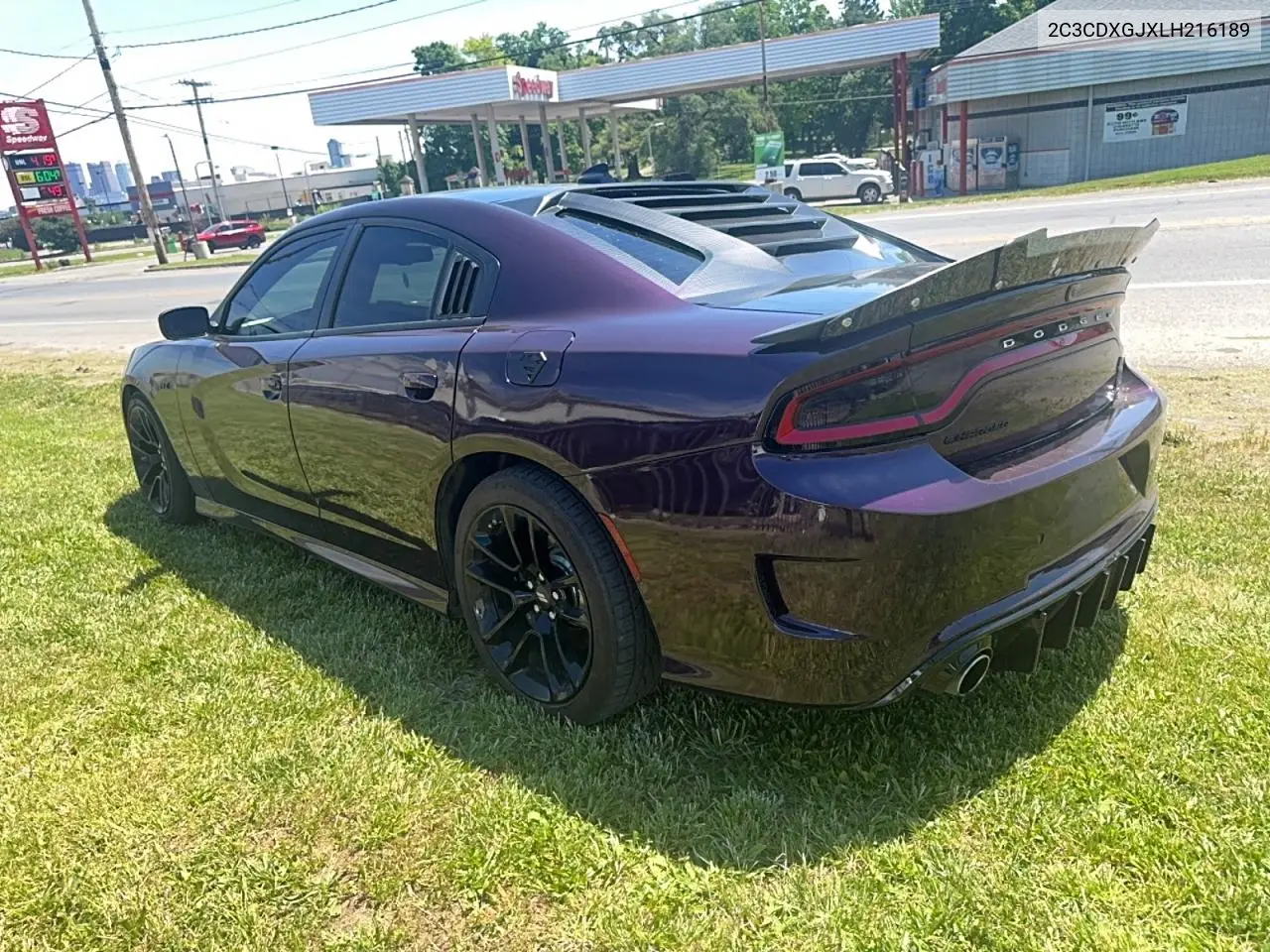 2C3CDXGJXLH216189 2020 Dodge Charger Scat Pack