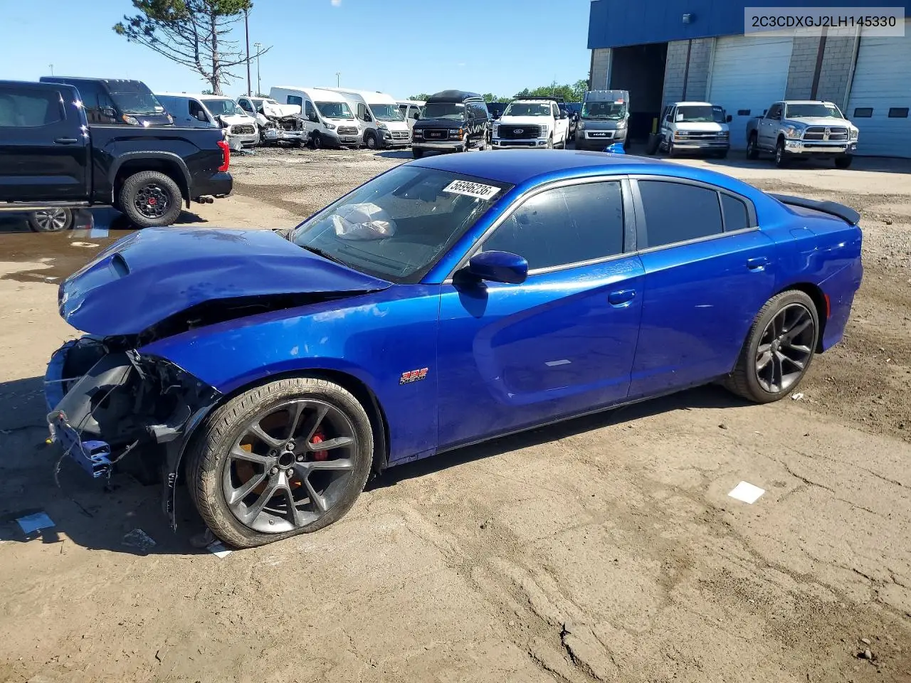 2020 Dodge Charger Scat Pack VIN: 2C3CDXGJ2LH145330 Lot: 56996236