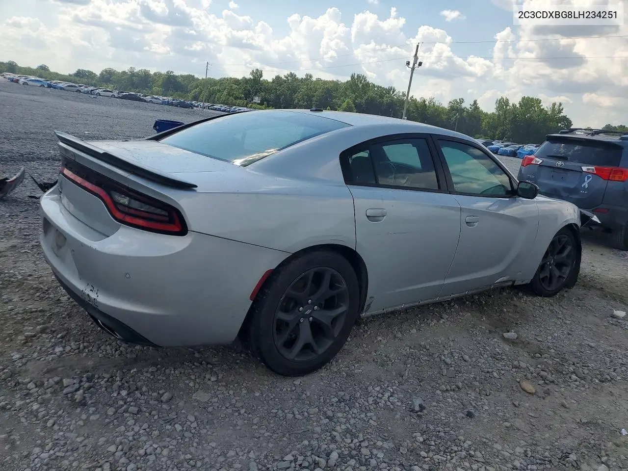 2020 Dodge Charger Sxt VIN: 2C3CDXBG8LH234251 Lot: 57306606