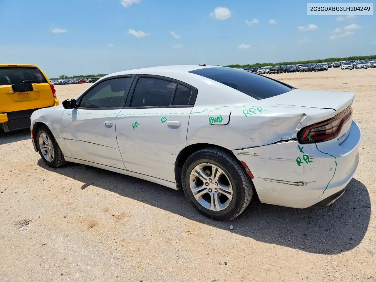 2C3CDXBG3LH204249 2020 Dodge Charger Sxt