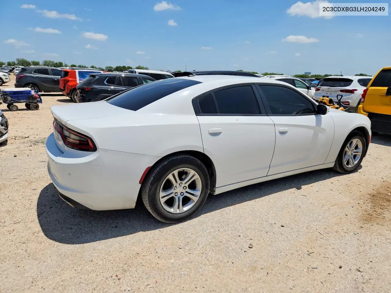 2C3CDXBG3LH204249 2020 Dodge Charger Sxt