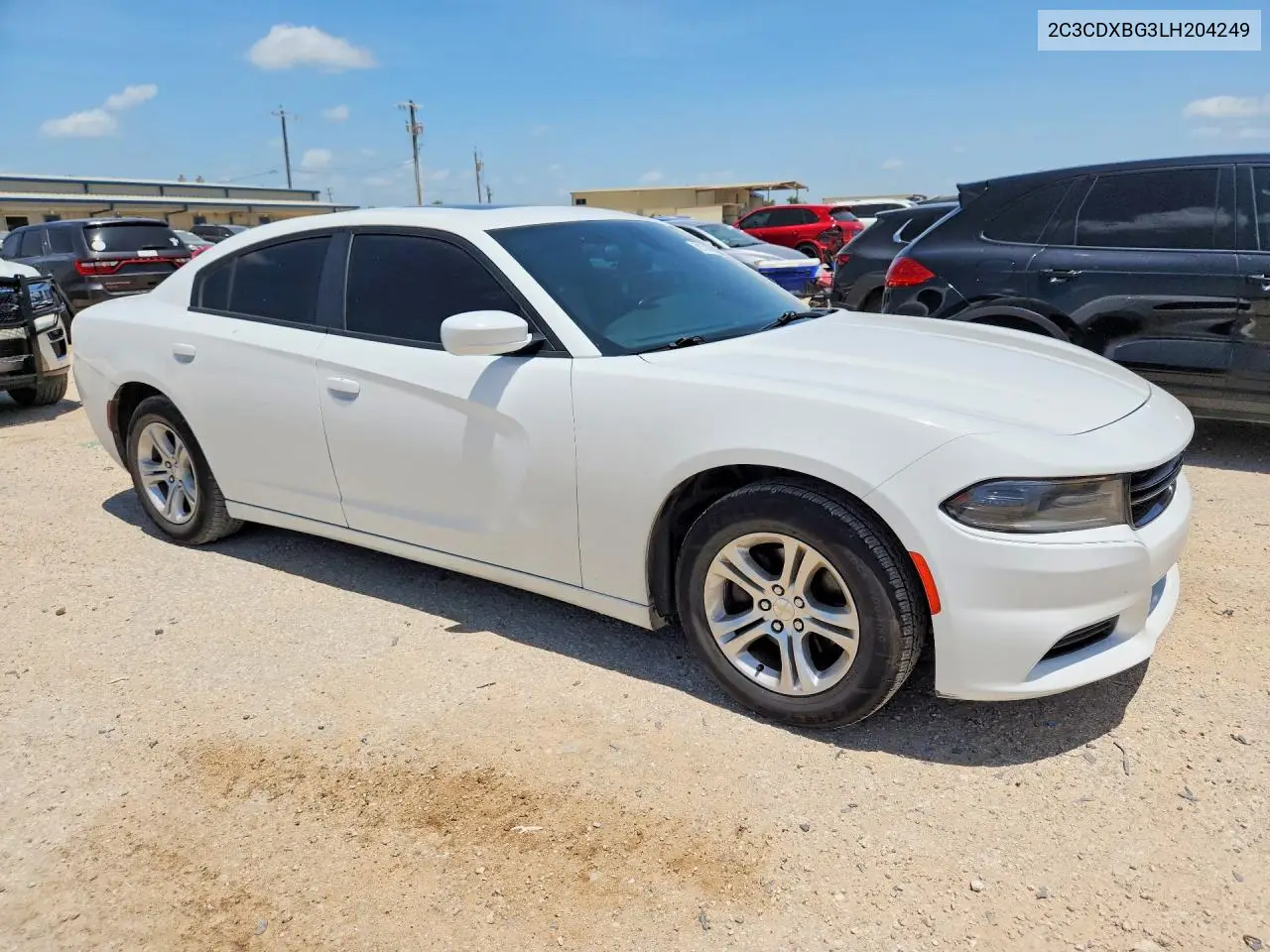 2C3CDXBG3LH204249 2020 Dodge Charger Sxt