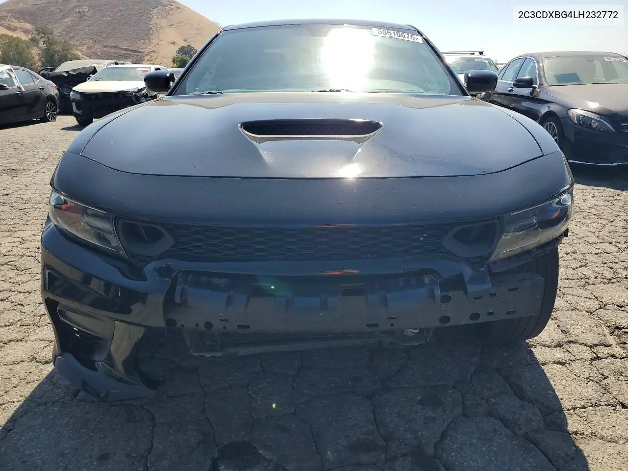 2020 Dodge Charger Sxt VIN: 2C3CDXBG4LH232772 Lot: 58510676