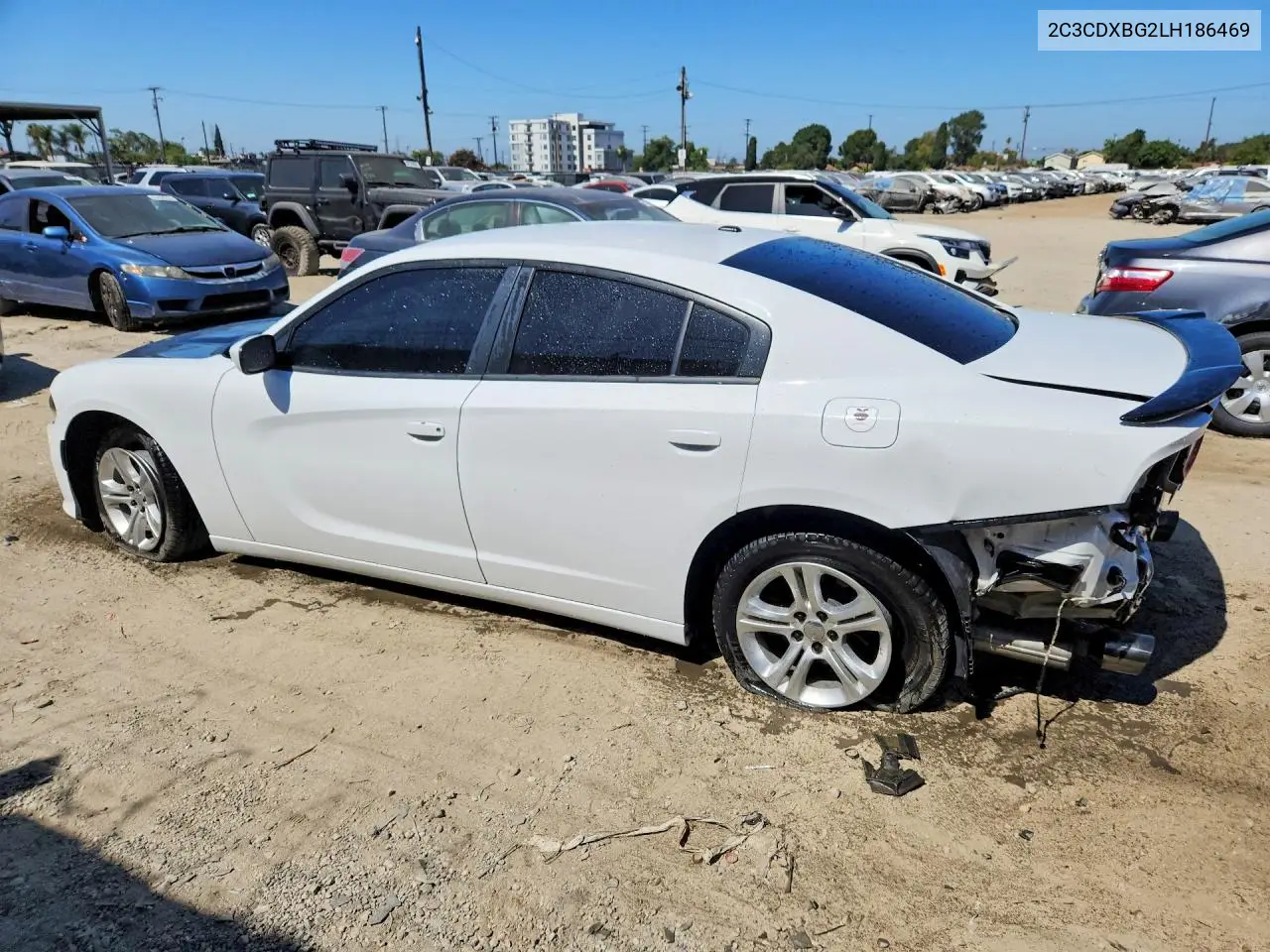 2020 Dodge Charger Sxt VIN: 2C3CDXBG2LH186469 Lot: 60396436