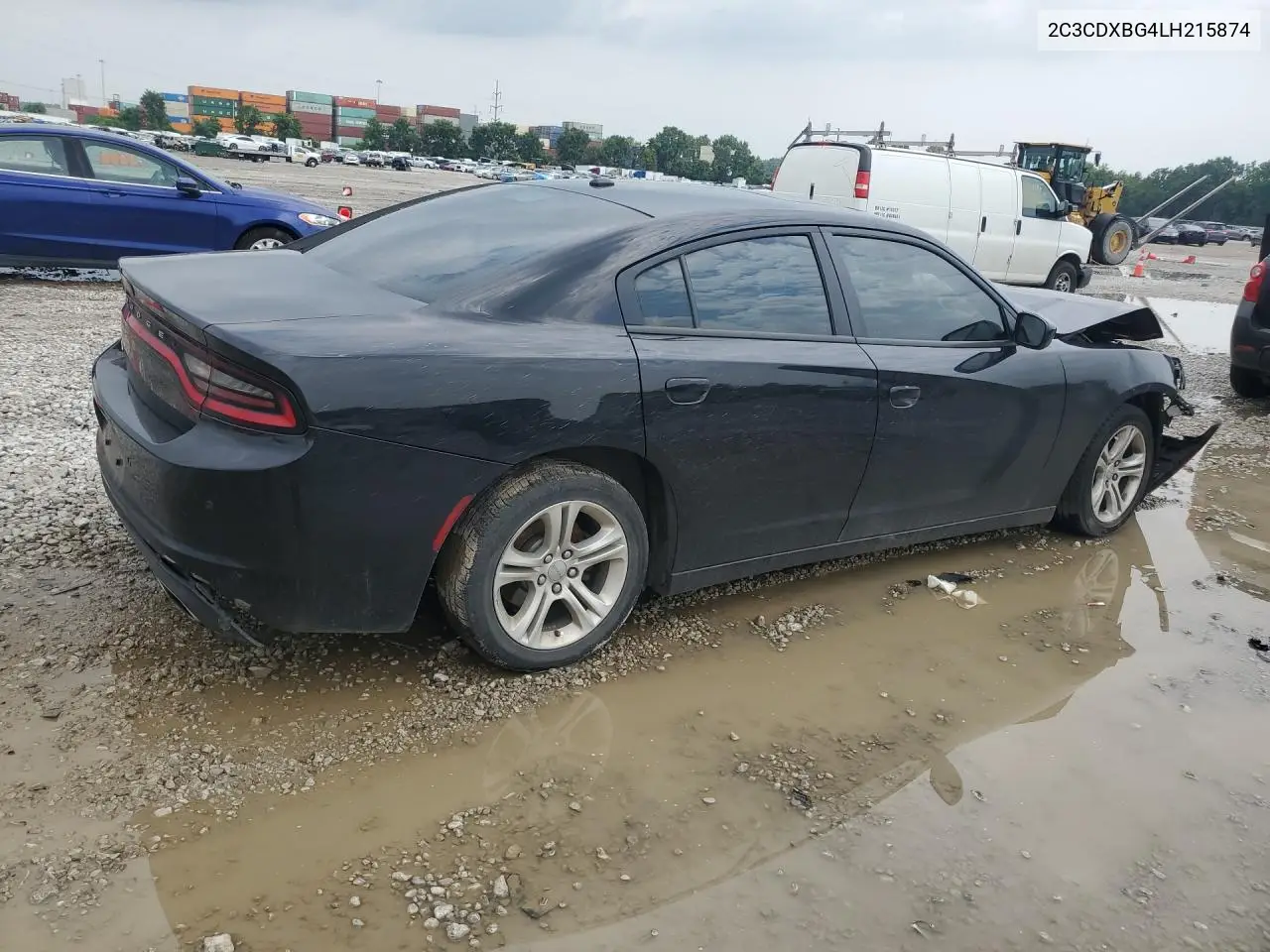 2020 Dodge Charger Sxt VIN: 2C3CDXBG4LH215874 Lot: 61167286