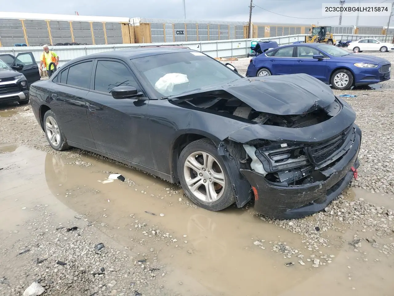 2020 Dodge Charger Sxt VIN: 2C3CDXBG4LH215874 Lot: 61167286
