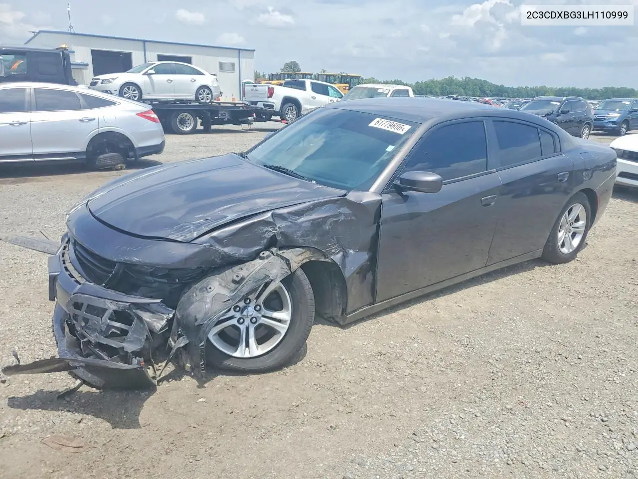 2020 Dodge Charger Sxt VIN: 2C3CDXBG3LH110999 Lot: 61779606