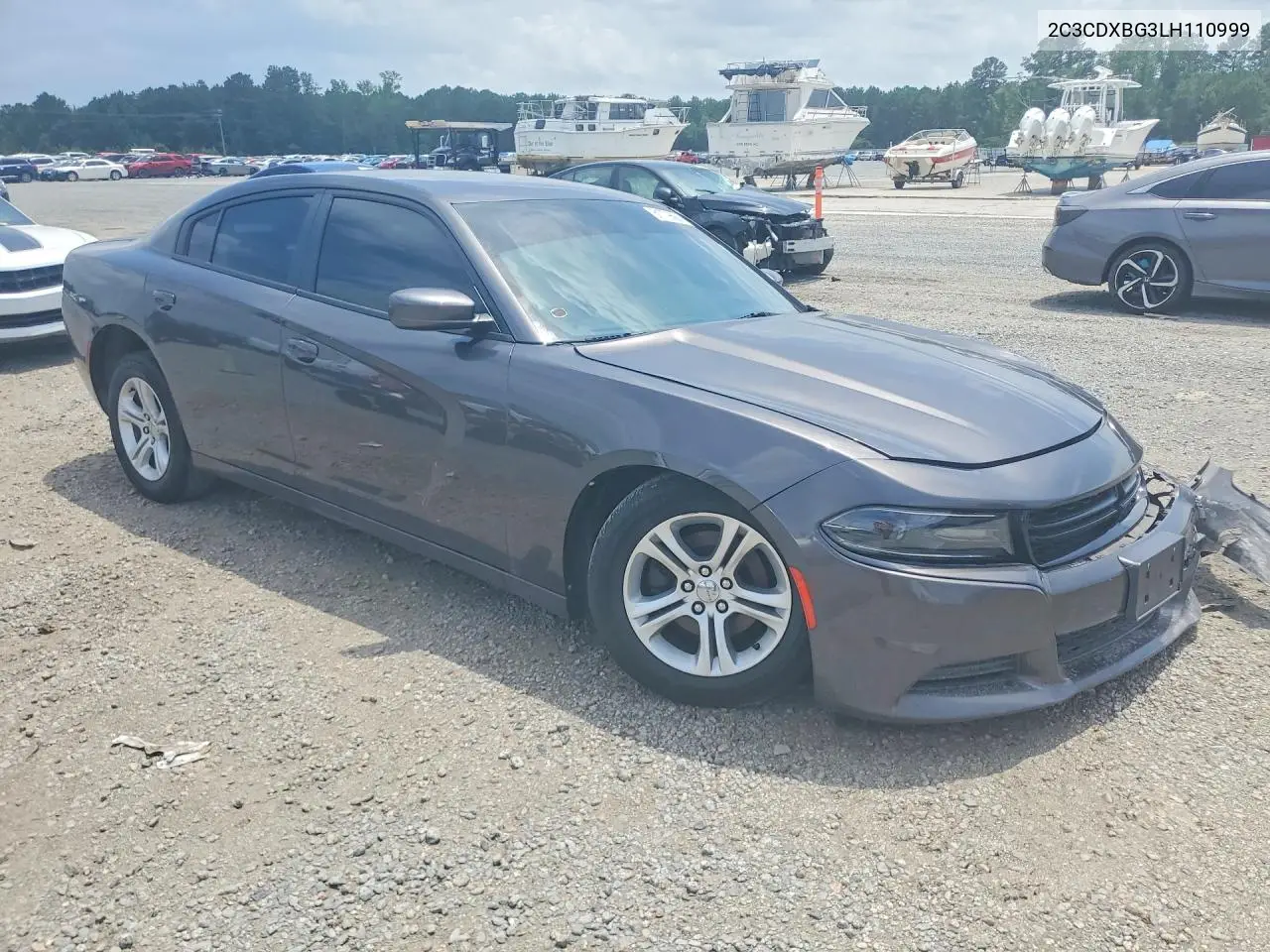 2020 Dodge Charger Sxt VIN: 2C3CDXBG3LH110999 Lot: 61779606