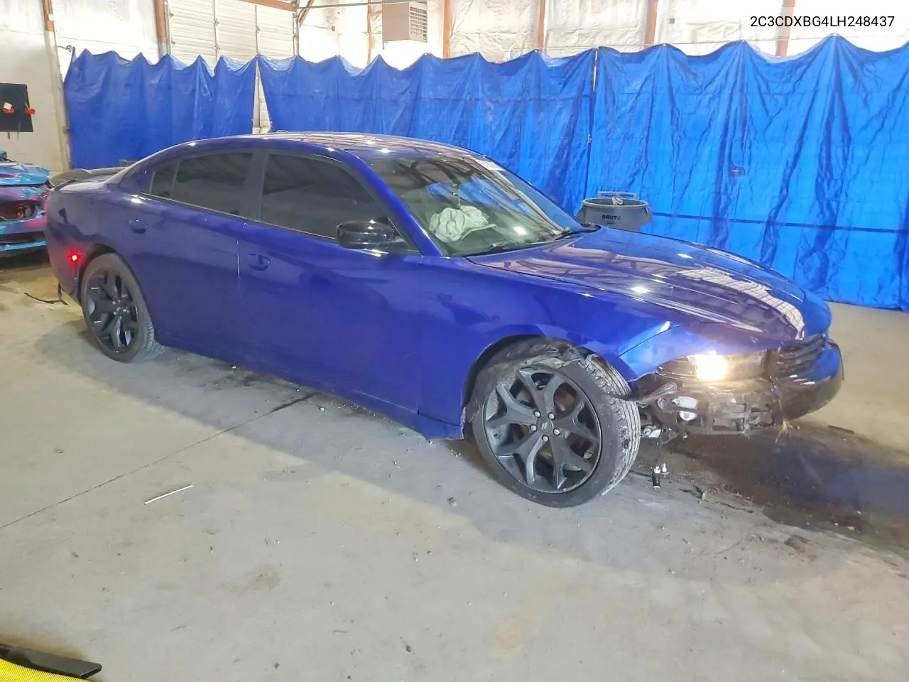 2020 Dodge Charger Sxt VIN: 2C3CDXBG4LH248437 Lot: 61880156