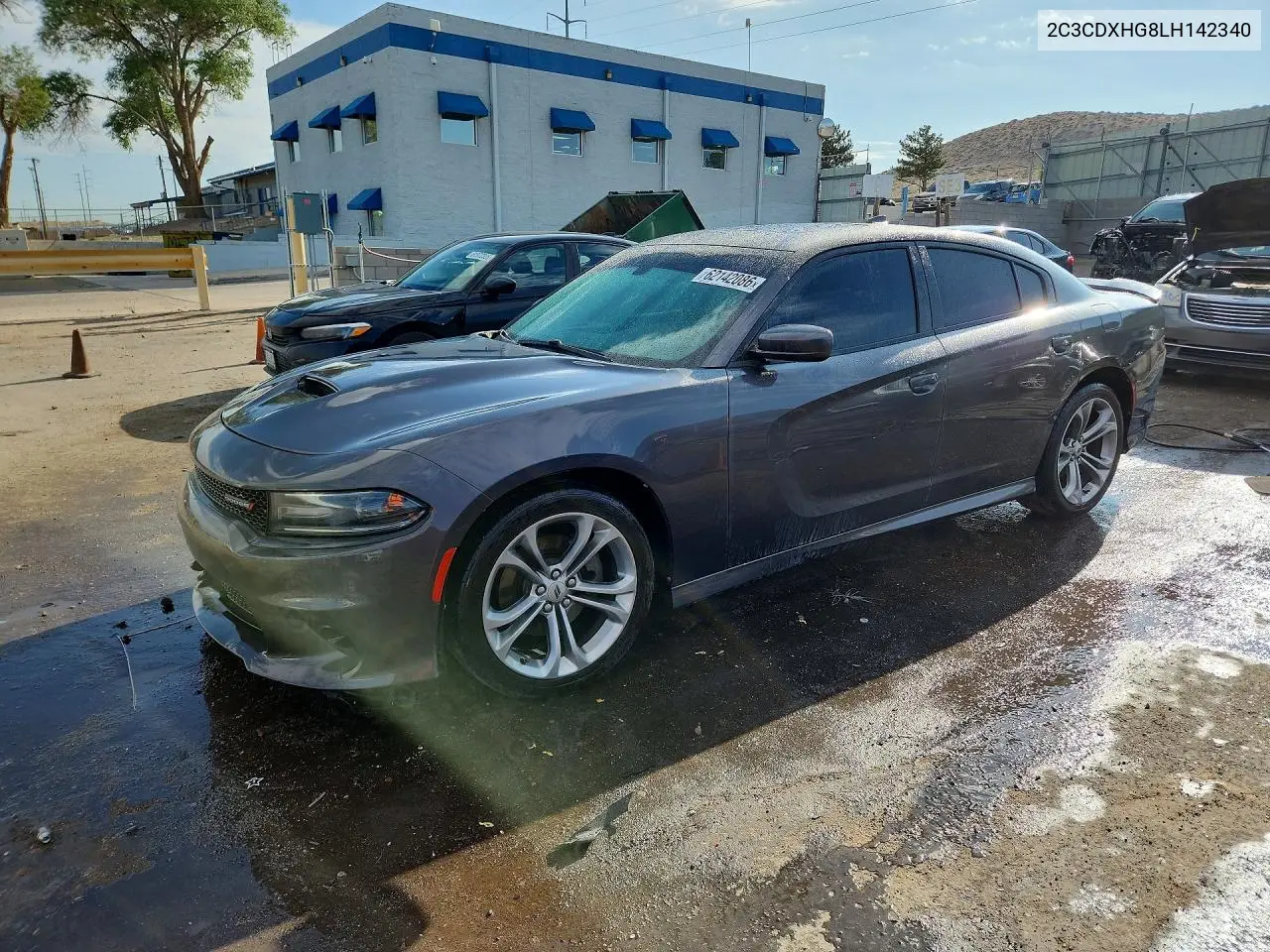 2020 Dodge Charger Gt VIN: 2C3CDXHG8LH142340 Lot: 62142086