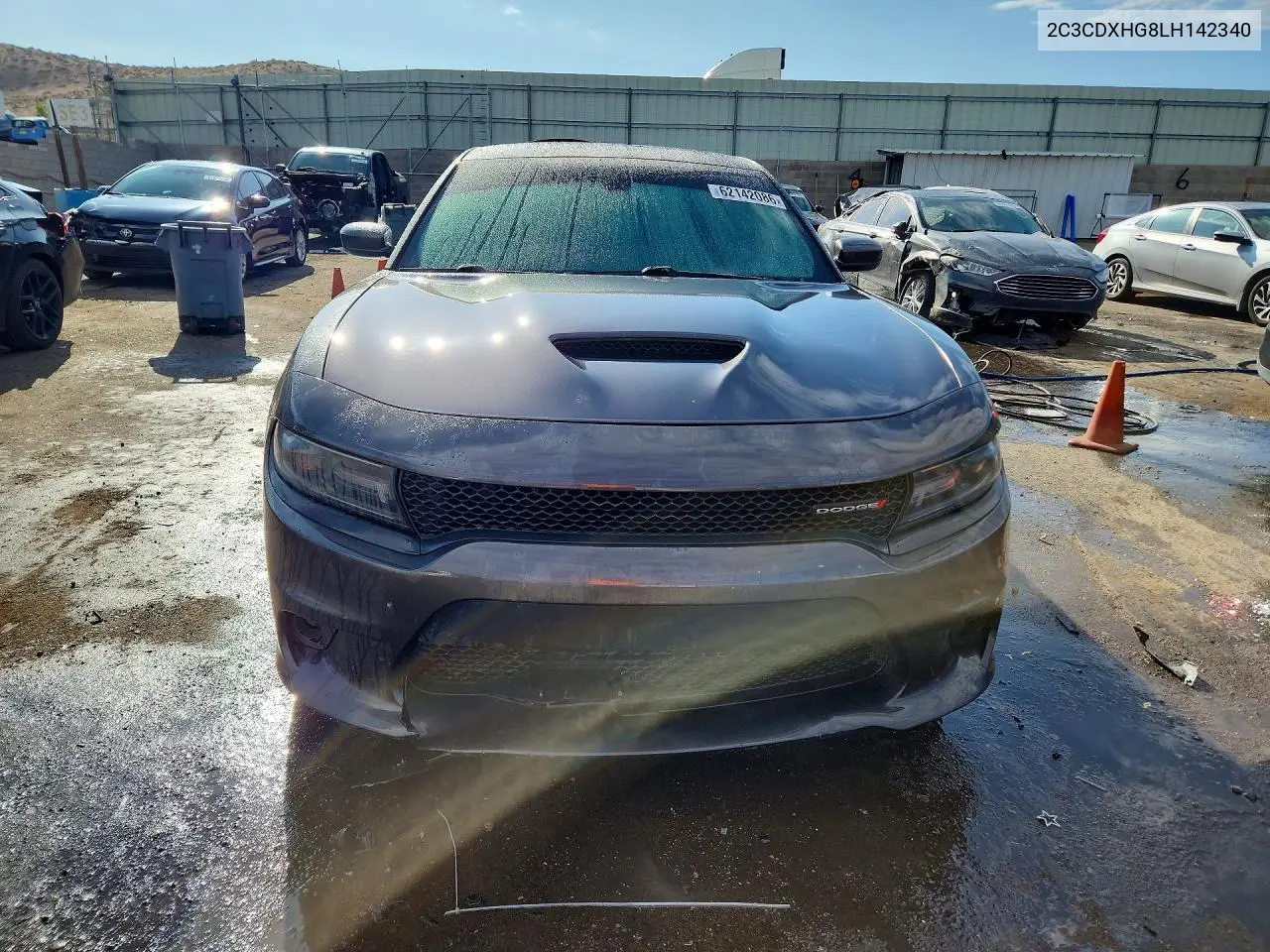 2020 Dodge Charger Gt VIN: 2C3CDXHG8LH142340 Lot: 62142086