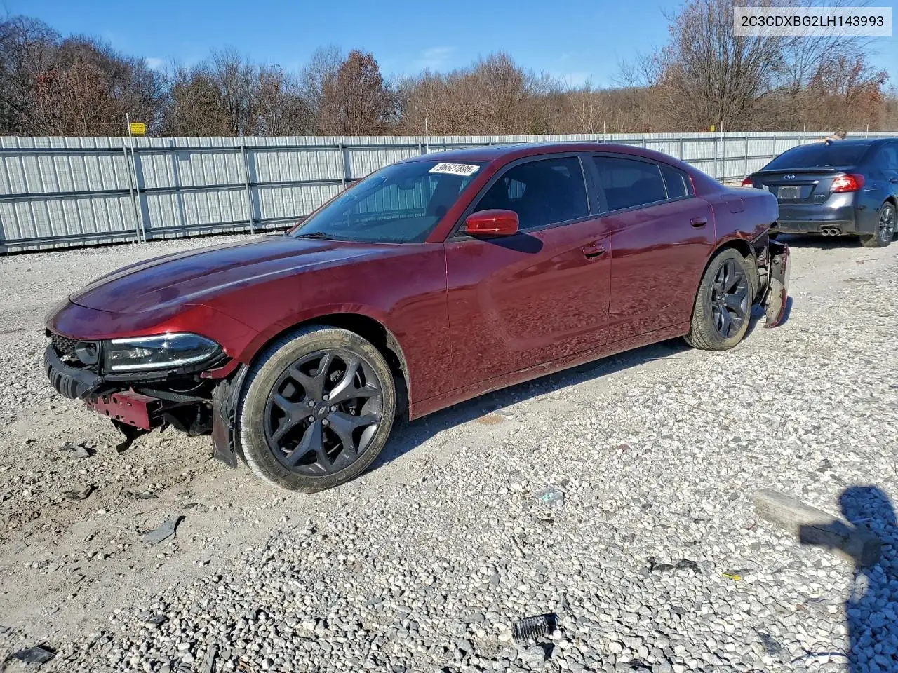 2C3CDXBG2LH143993 2020 Dodge Charger Sxt