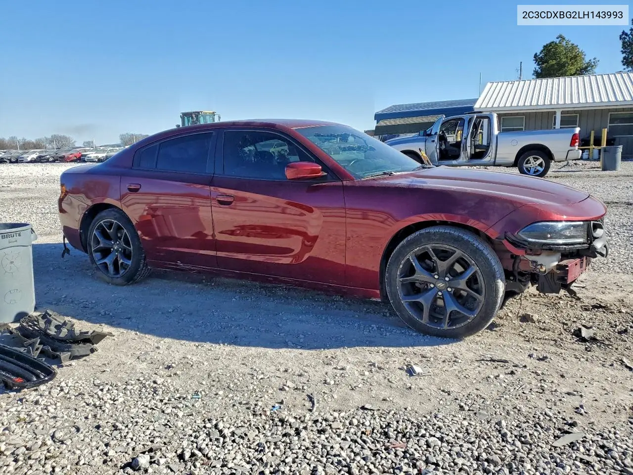 2C3CDXBG2LH143993 2020 Dodge Charger Sxt