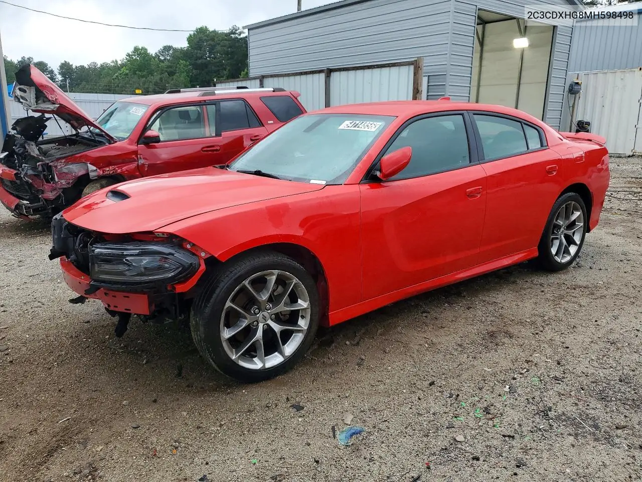 2021 Dodge Charger Gt VIN: 2C3CDXHG8MH598498 Lot: 54714856