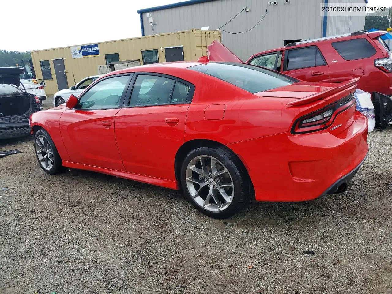2021 Dodge Charger Gt VIN: 2C3CDXHG8MH598498 Lot: 54714856
