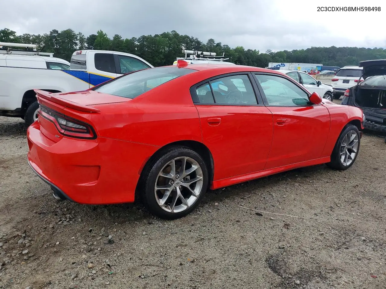 2021 Dodge Charger Gt VIN: 2C3CDXHG8MH598498 Lot: 54714856