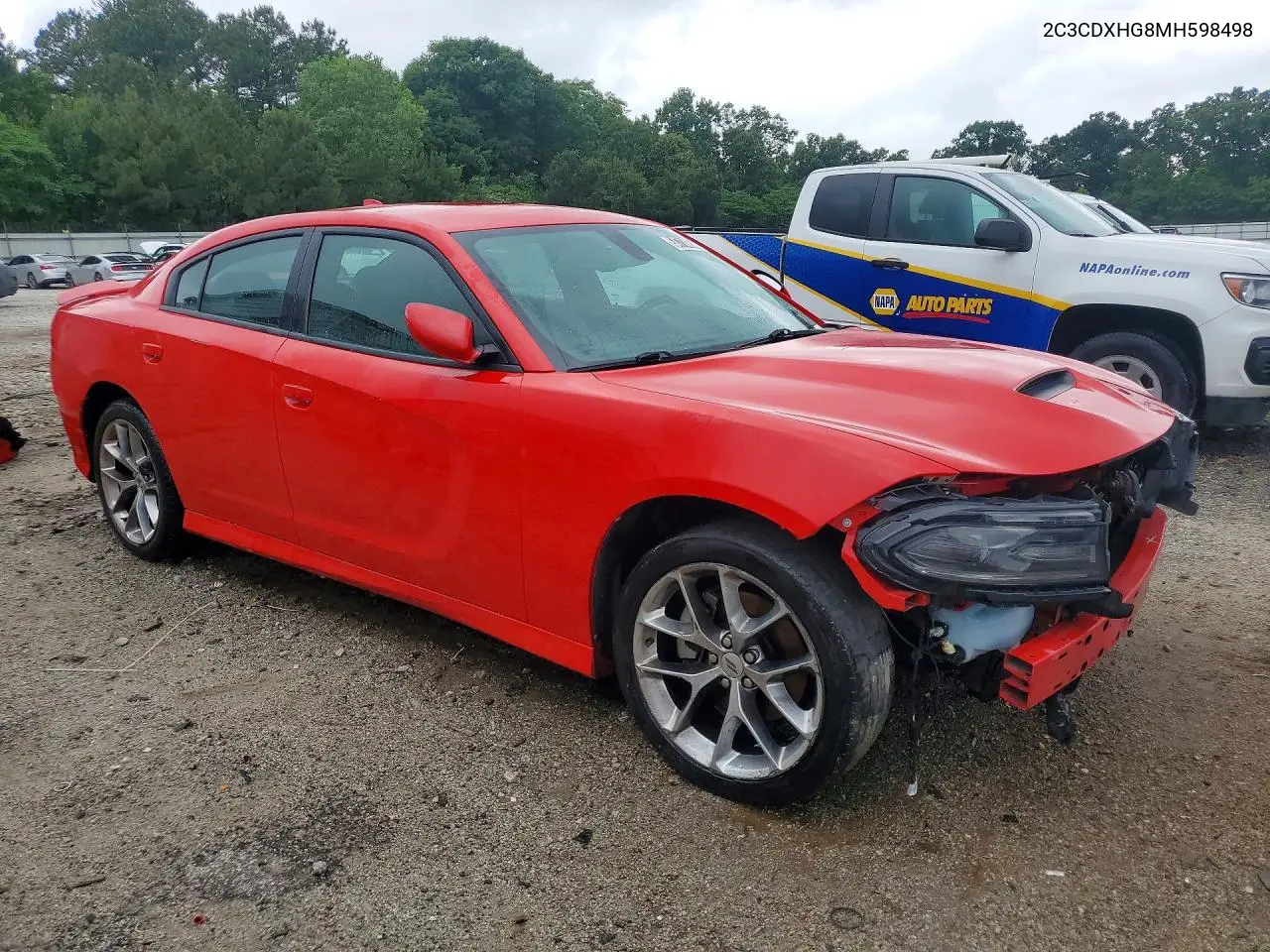 2021 Dodge Charger Gt VIN: 2C3CDXHG8MH598498 Lot: 54714856