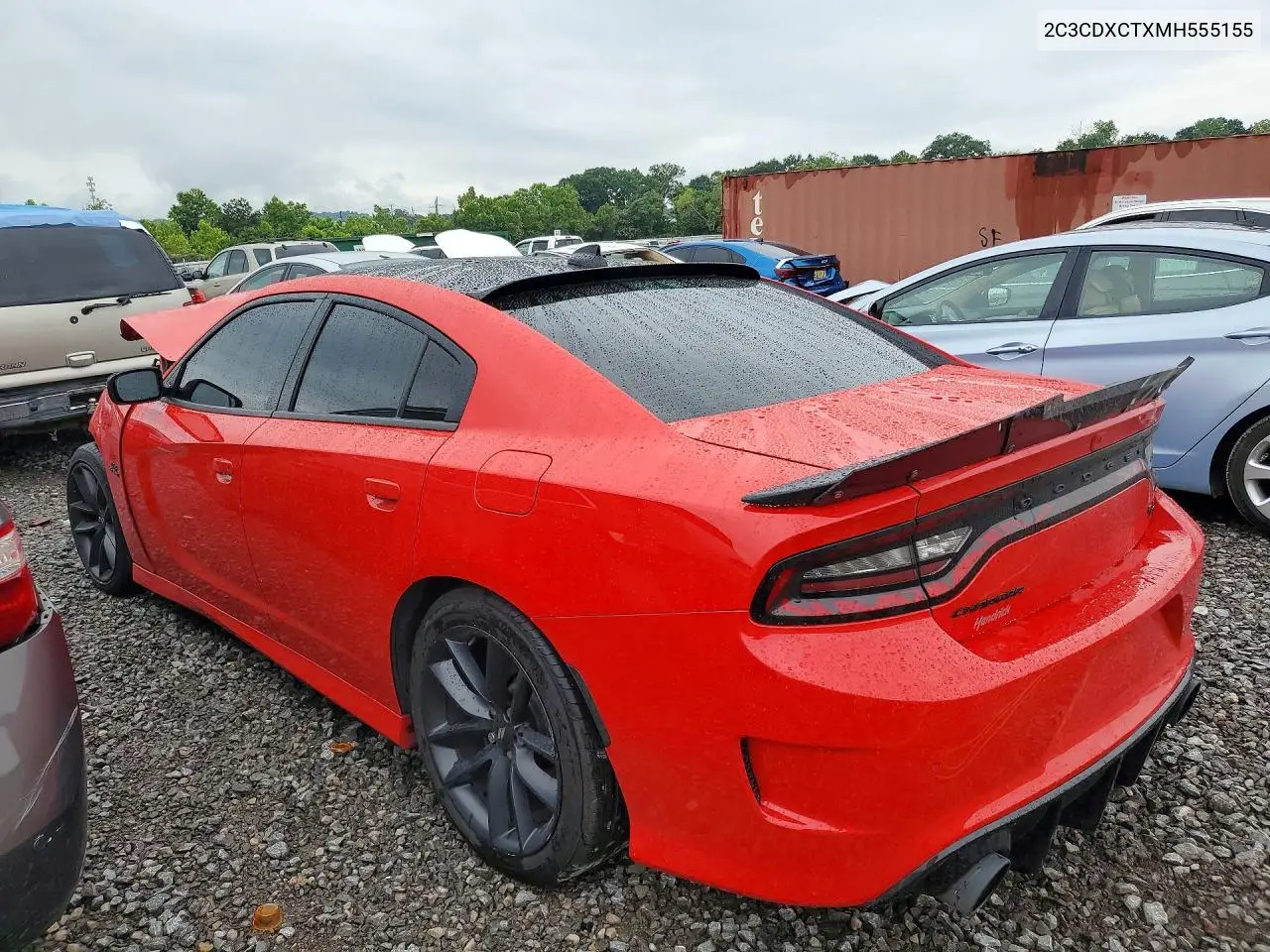 2021 Dodge Charger R VIN: 2C3CDXCTXMH555155 Lot: 57346536