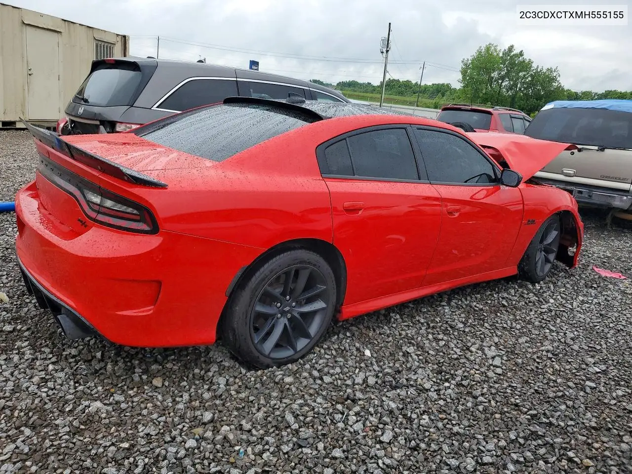 2021 Dodge Charger R VIN: 2C3CDXCTXMH555155 Lot: 57346536