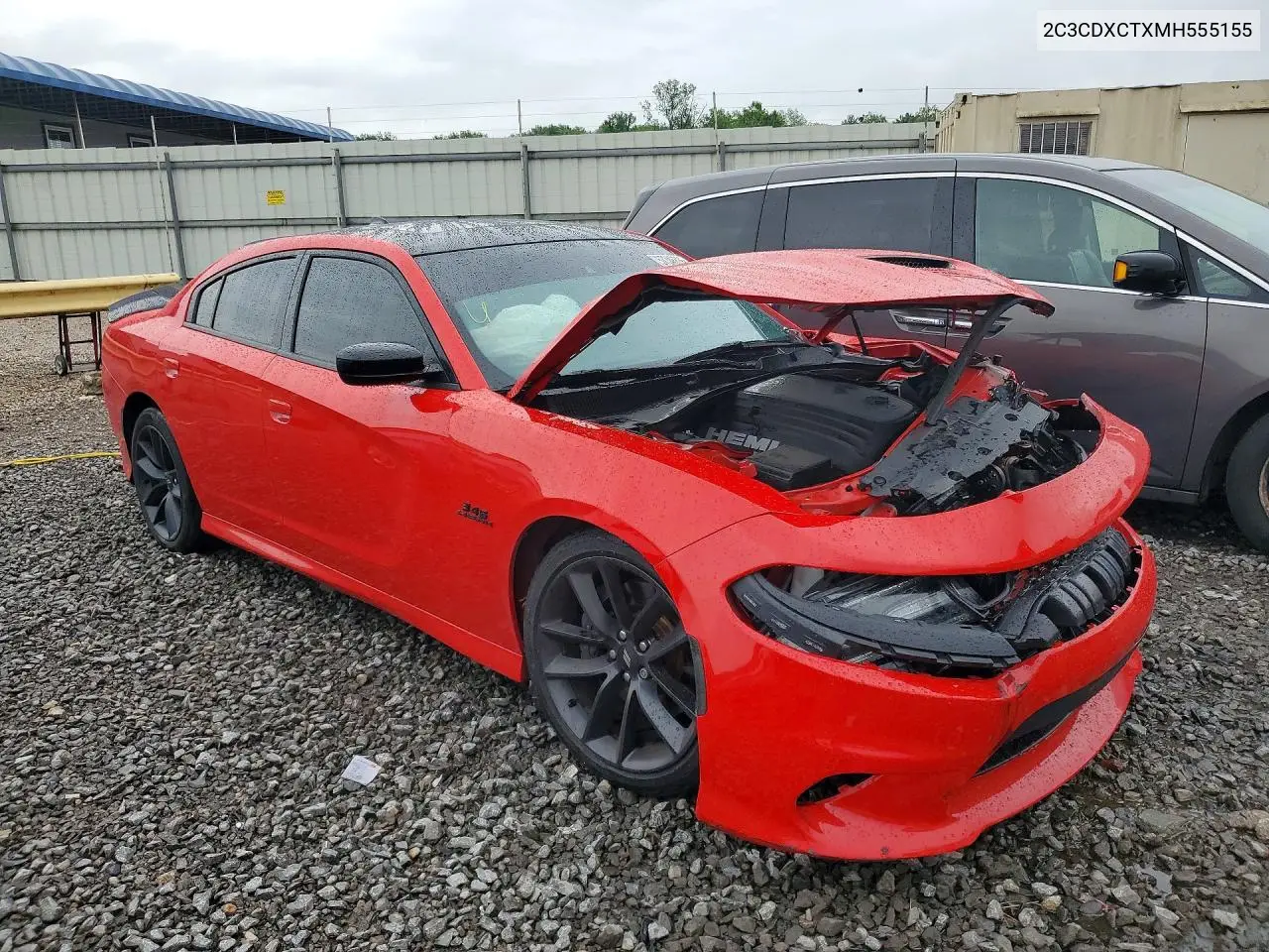 2021 Dodge Charger R VIN: 2C3CDXCTXMH555155 Lot: 57346536