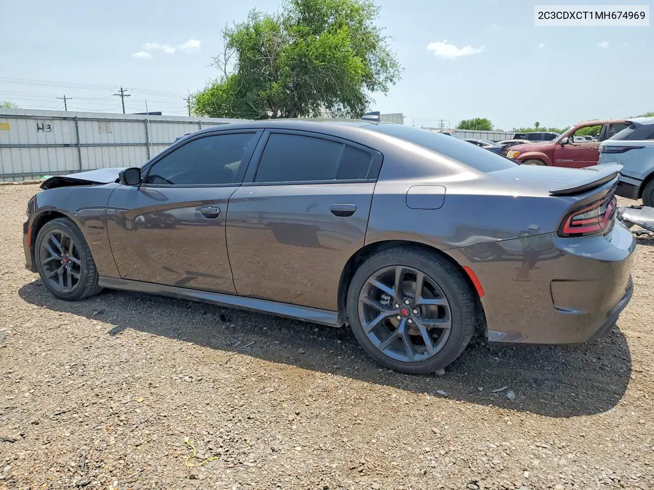 2021 Dodge Charger R/T VIN: 2C3CDXCT1MH674969 Lot: 57874126