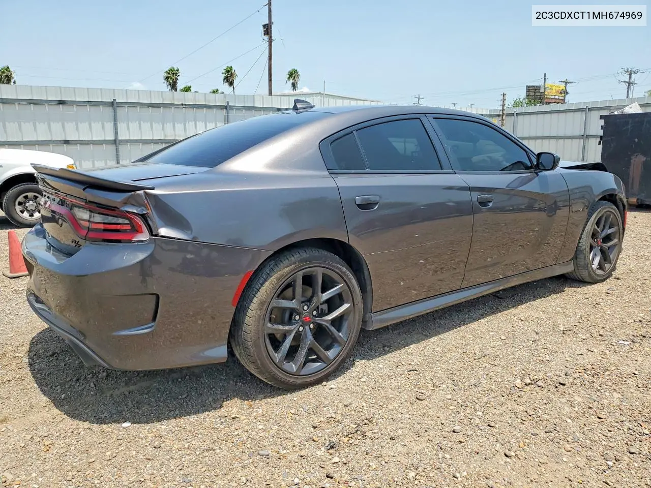 2021 Dodge Charger R/T VIN: 2C3CDXCT1MH674969 Lot: 57874126