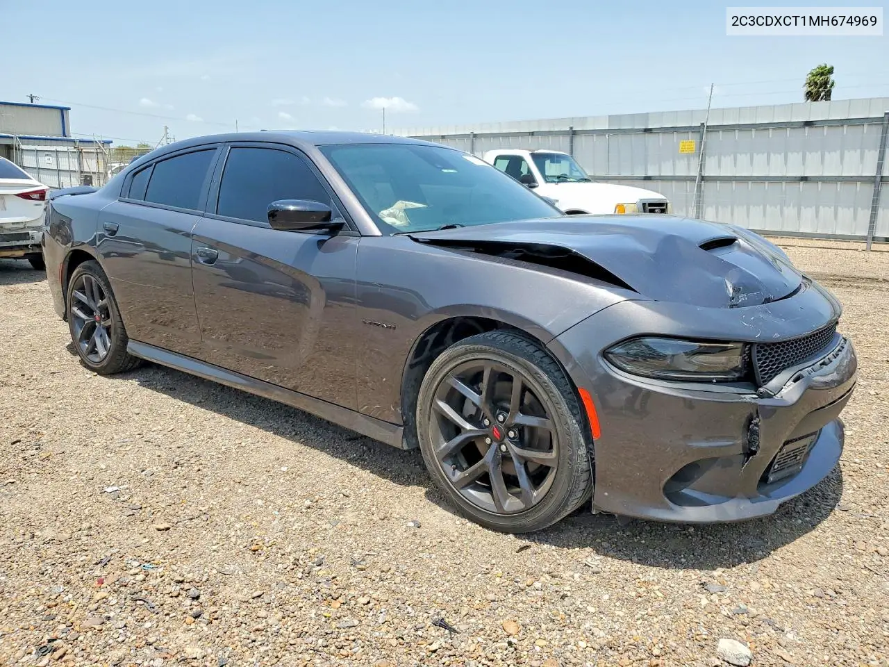 2021 Dodge Charger R/T VIN: 2C3CDXCT1MH674969 Lot: 57874126