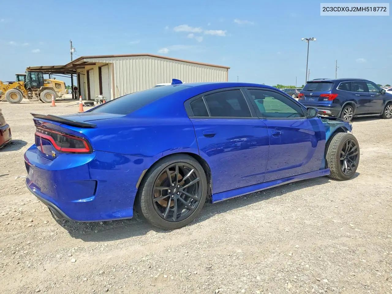 2021 Dodge Charger Scat Pack VIN: 2C3CDXGJ2MH518772 Lot: 58150796