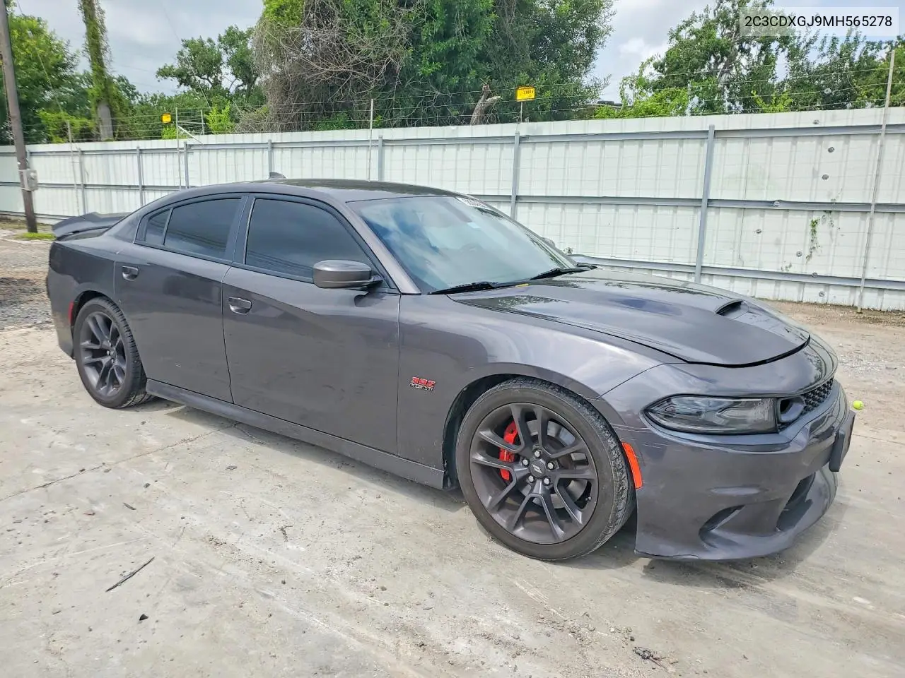 2021 Dodge Charger Scat Pack VIN: 2C3CDXGJ9MH565278 Lot: 58304256