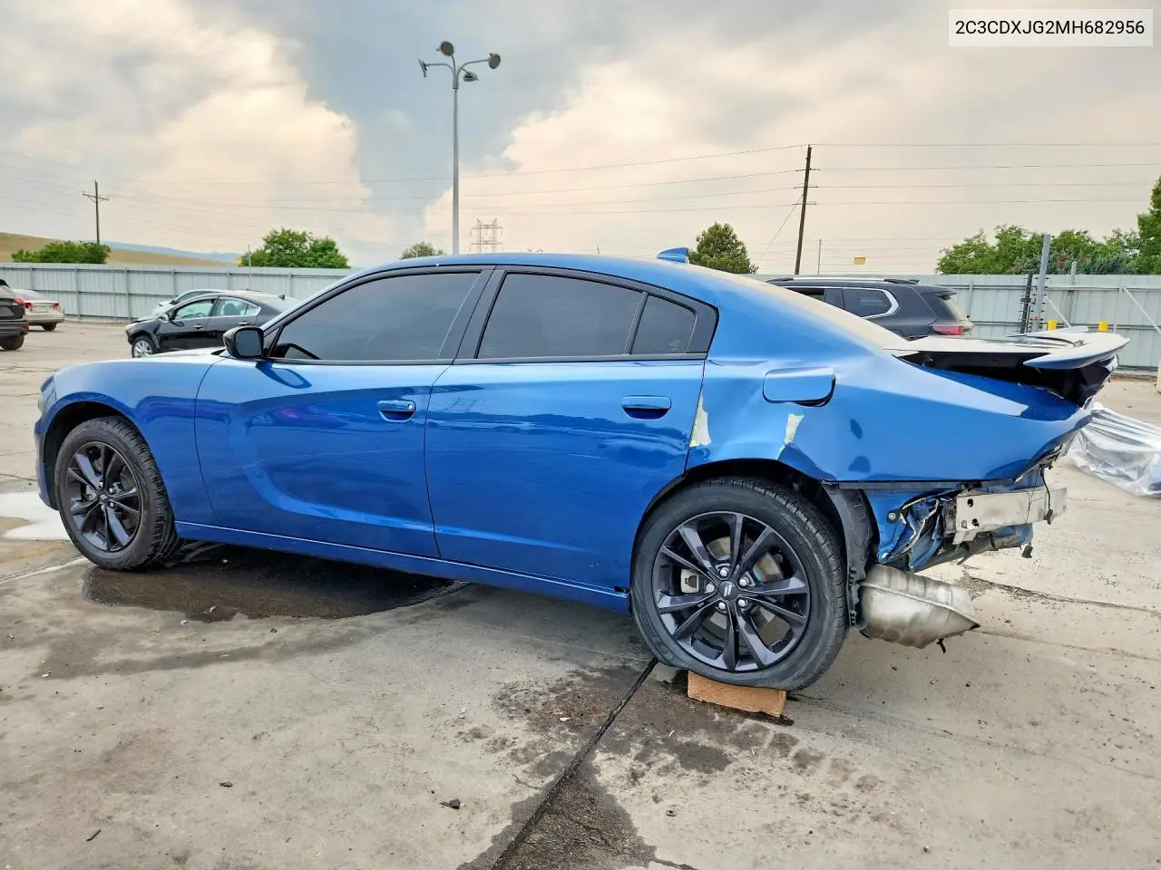 2021 Dodge Charger Sxt VIN: 2C3CDXJG2MH682956 Lot: 58480526