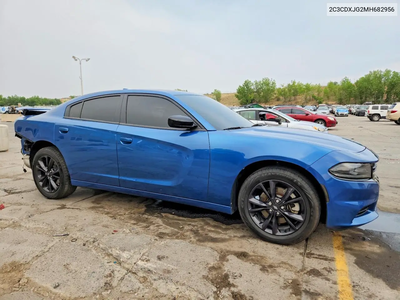2021 Dodge Charger Sxt VIN: 2C3CDXJG2MH682956 Lot: 58480526