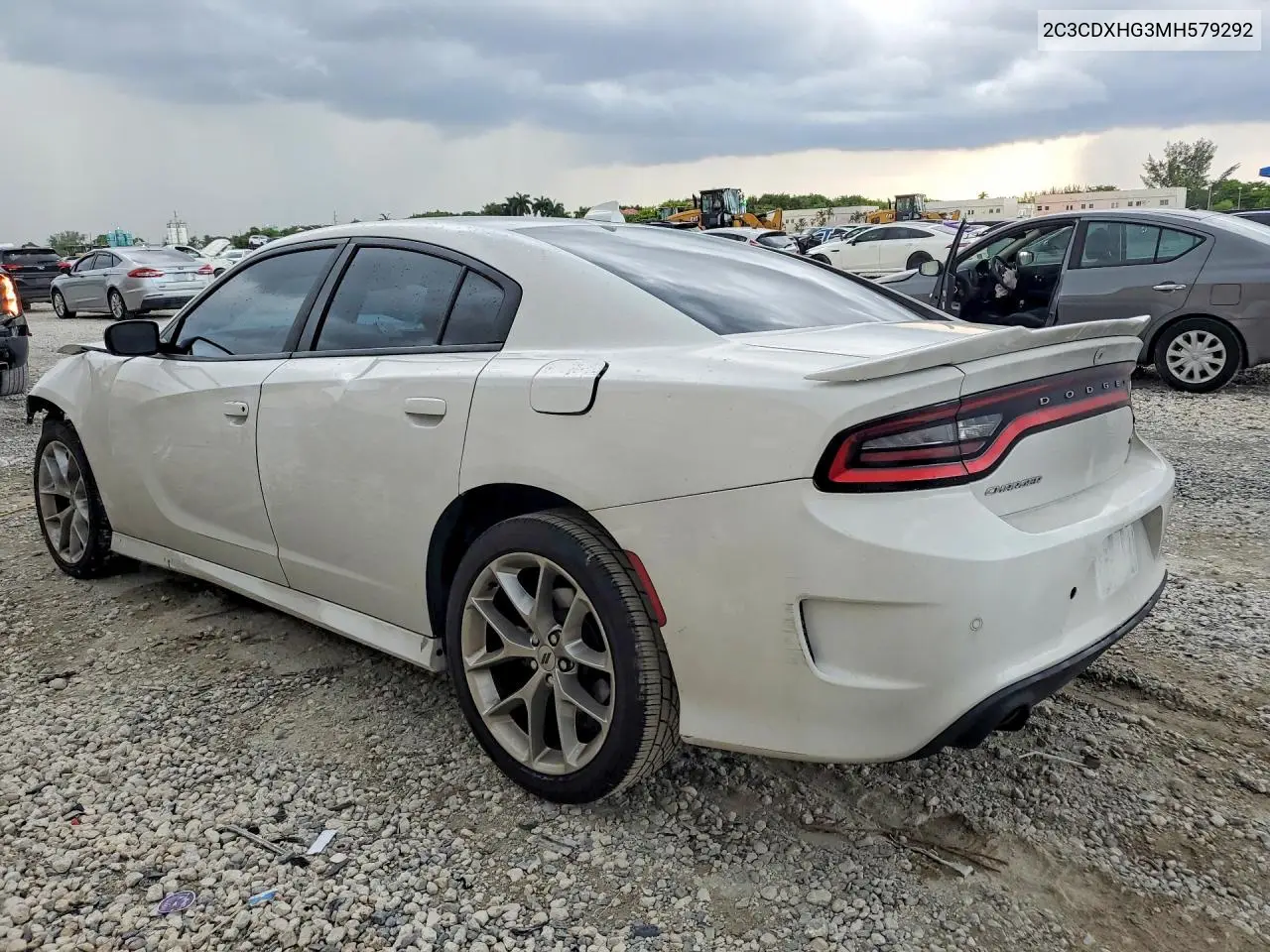 2021 Dodge Charger Gt VIN: 2C3CDXHG3MH579292 Lot: 58758536