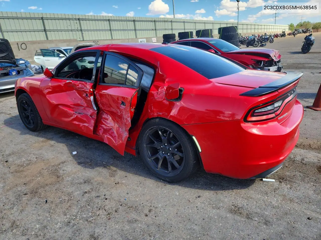 2021 Dodge Charger Sxt VIN: 2C3CDXBG5MH638545 Lot: 59660496