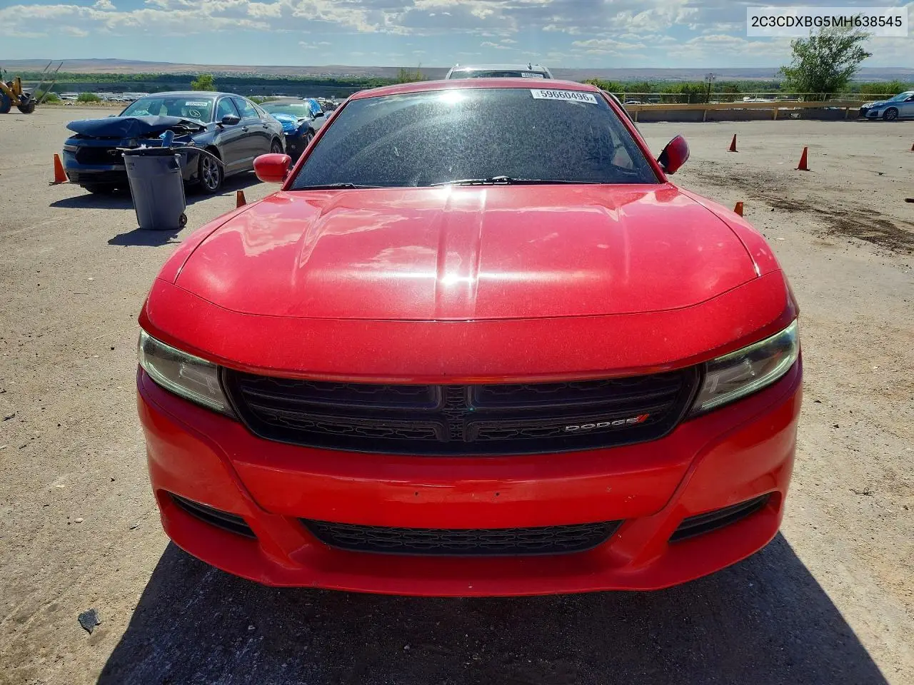 2021 Dodge Charger Sxt VIN: 2C3CDXBG5MH638545 Lot: 59660496