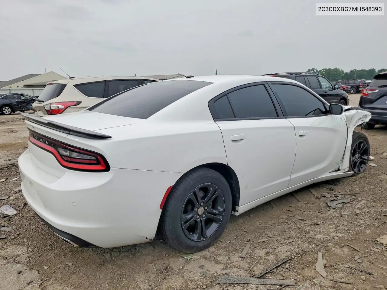 2021 Dodge Charger Sxt VIN: 2C3CDXBG7MH548393 Lot: 60999006