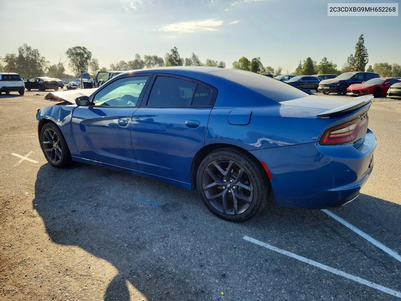 2021 Dodge Charger Sxt VIN: 2C3CDXBG9MH652268 Lot: 61203106