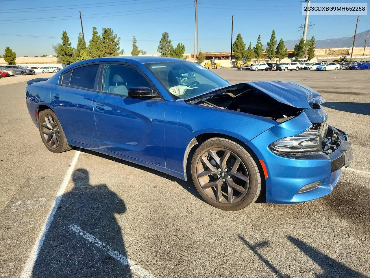 2021 Dodge Charger Sxt VIN: 2C3CDXBG9MH652268 Lot: 61203106
