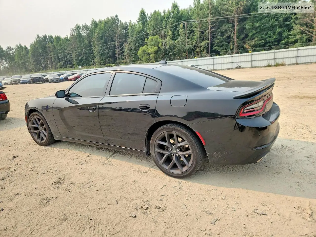 2021 Dodge Charger Sxt VIN: 2C3CDXBG4MH648564 Lot: 61502636