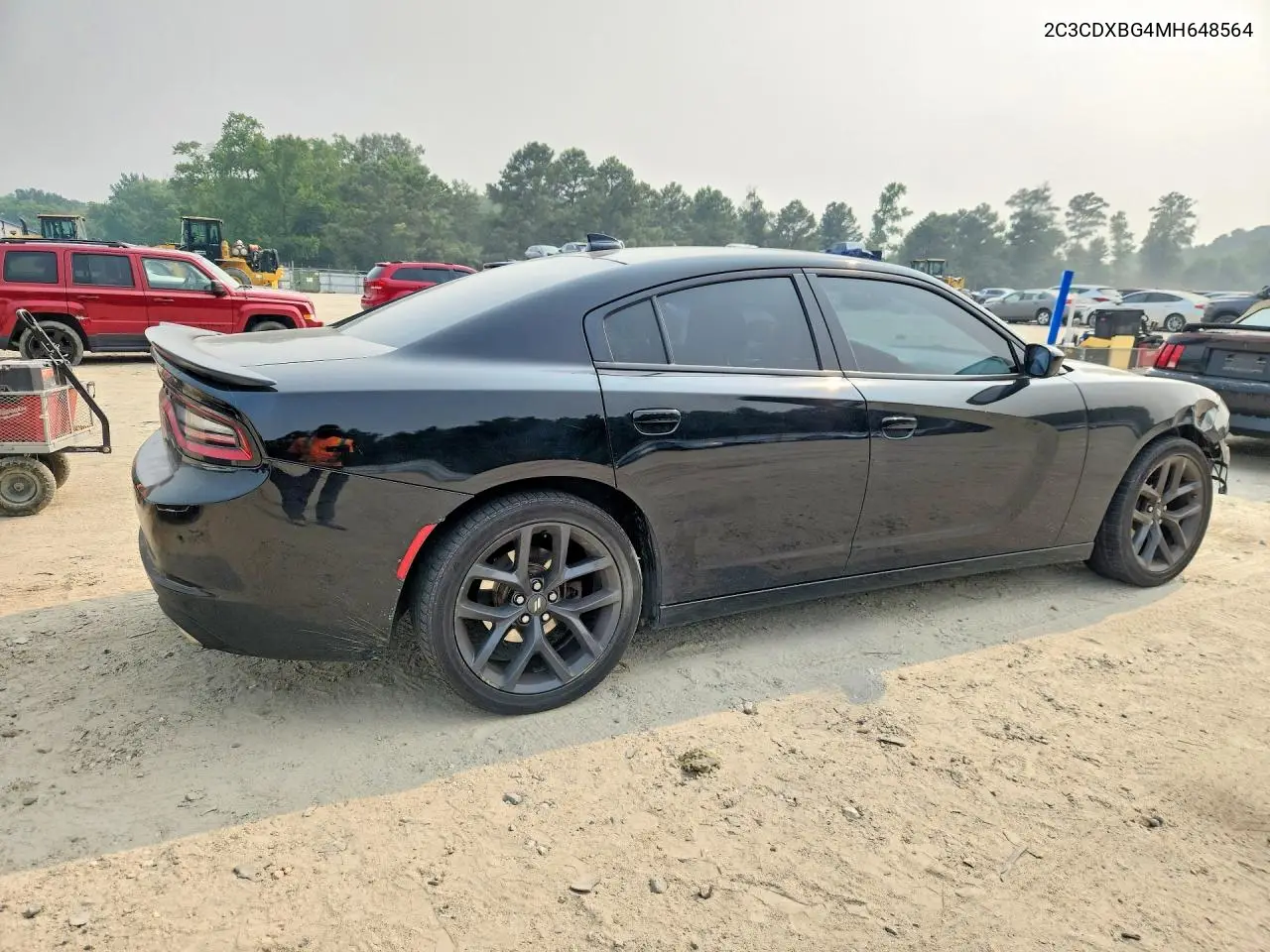 2021 Dodge Charger Sxt VIN: 2C3CDXBG4MH648564 Lot: 61502636