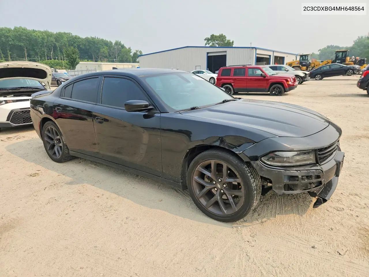 2021 Dodge Charger Sxt VIN: 2C3CDXBG4MH648564 Lot: 61502636