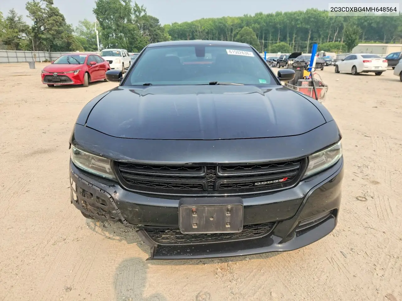 2021 Dodge Charger Sxt VIN: 2C3CDXBG4MH648564 Lot: 61502636