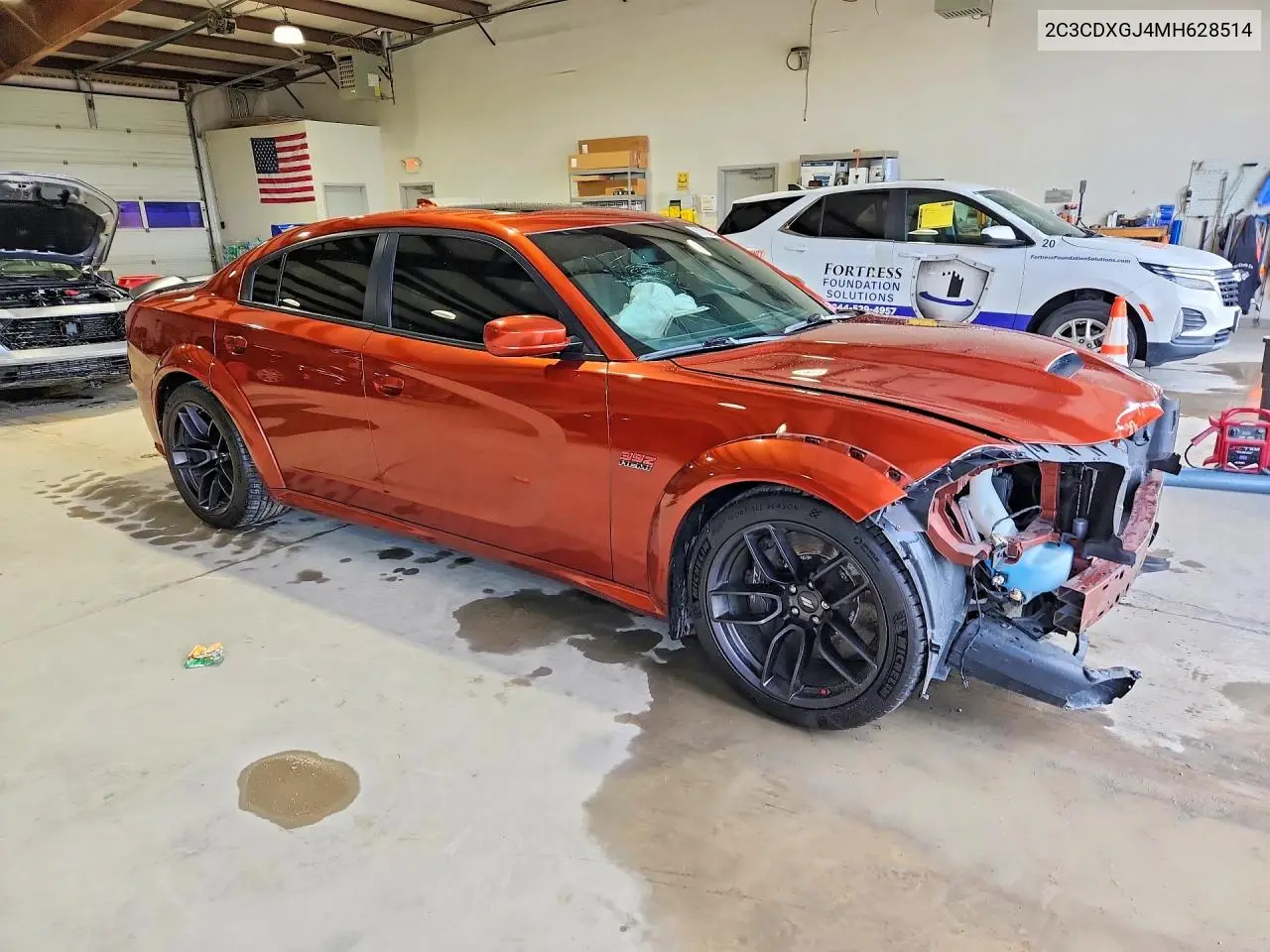 2021 Dodge Charger Scat Pack VIN: 2C3CDXGJ4MH628514 Lot: 61728146