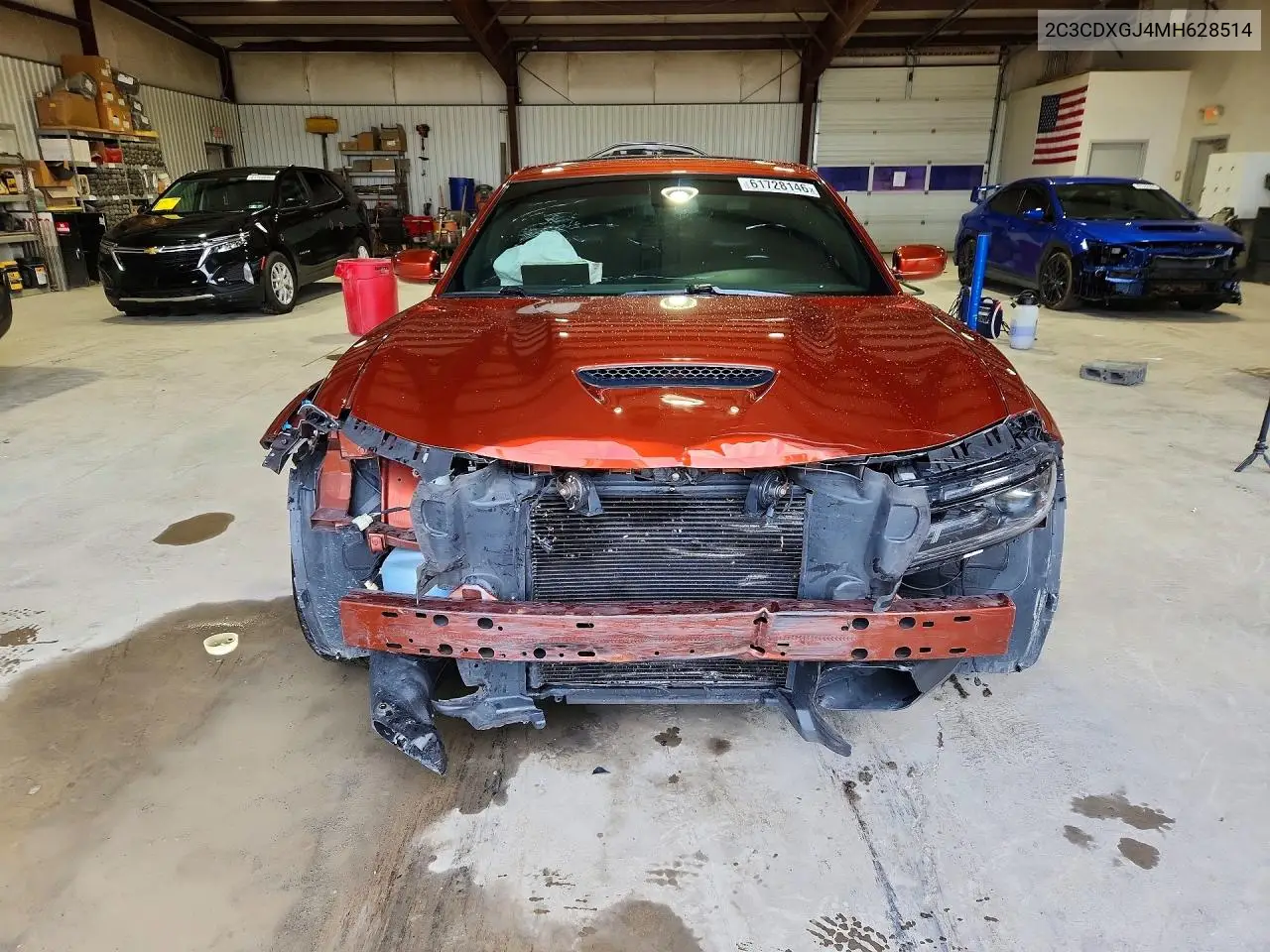 2021 Dodge Charger Scat Pack VIN: 2C3CDXGJ4MH628514 Lot: 61728146