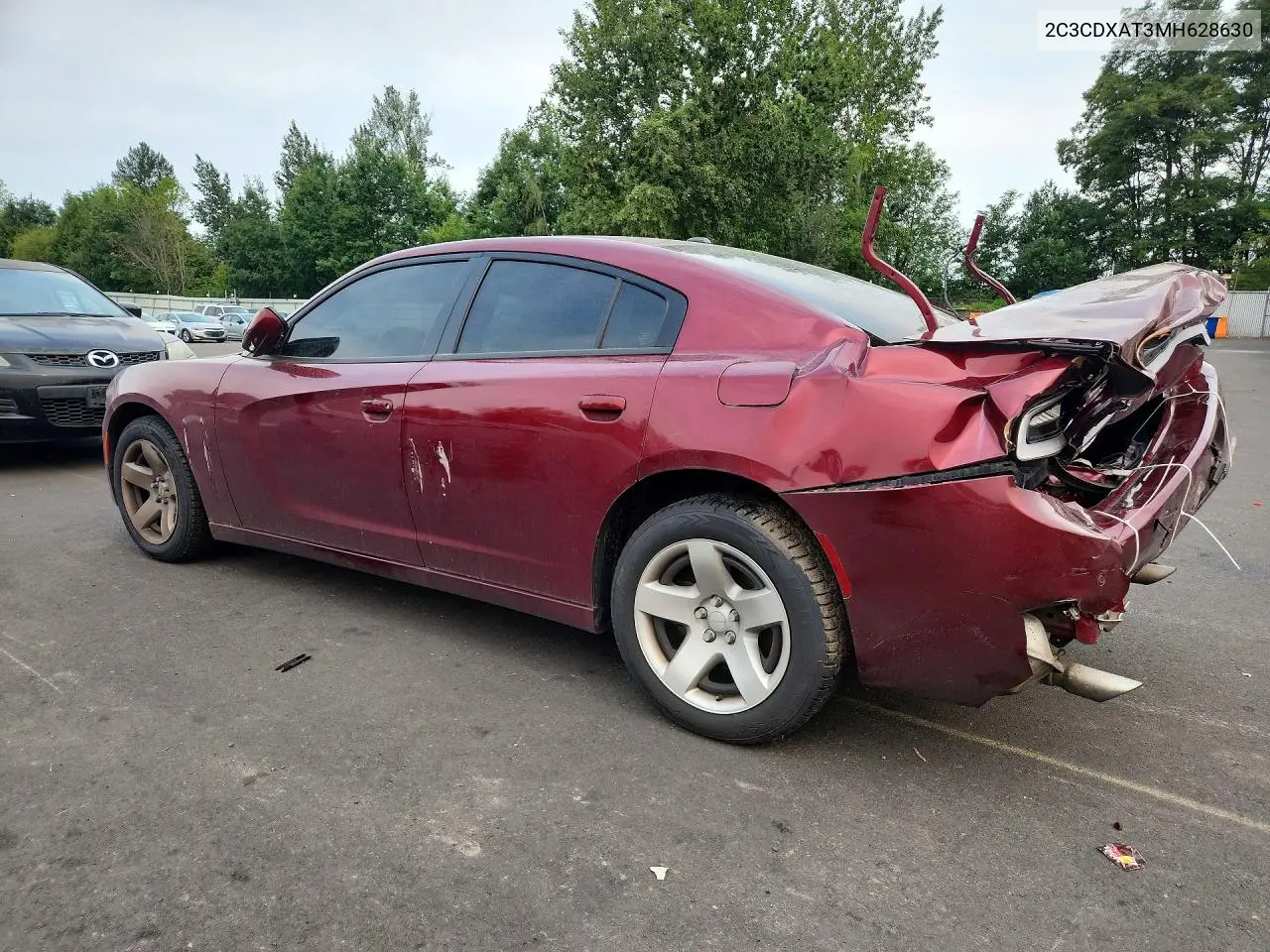 2021 Dodge Charger Police VIN: 2C3CDXAT3MH628630 Lot: 61777776