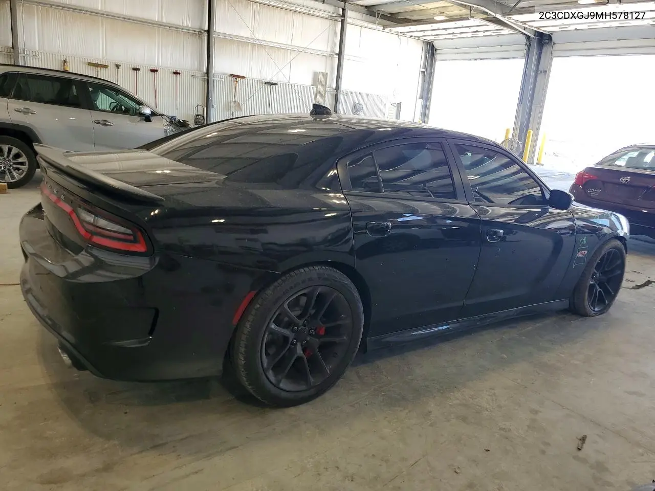 2021 Dodge Charger Scat Pack VIN: 2C3CDXGJ9MH578127 Lot: 61785956