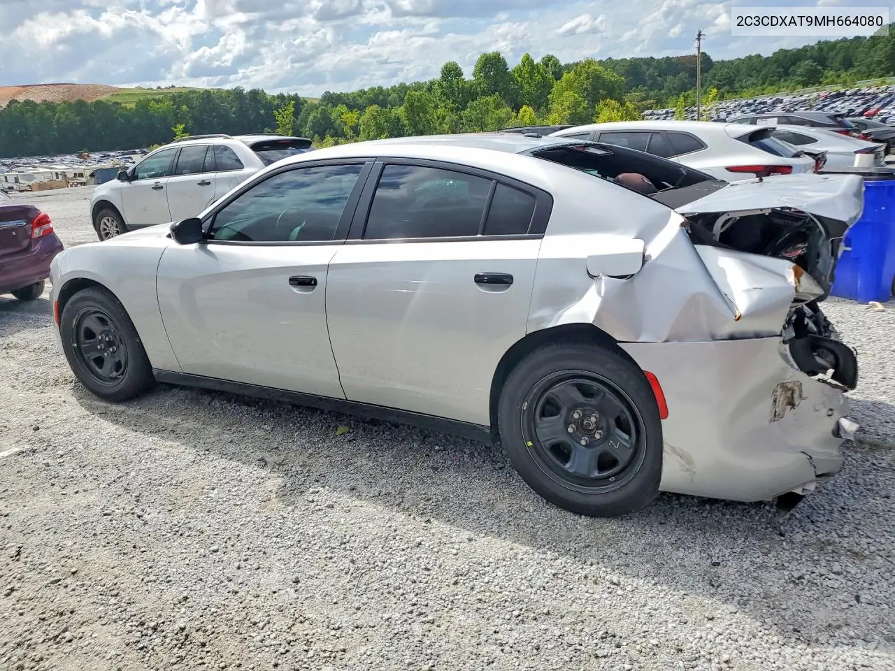 2021 Dodge Charger Police VIN: 2C3CDXAT9MH664080 Lot: 62163526